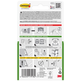 Command Strips for billedophæng Medium 4 st i gruppen Hobby & Kreativitet / Organisere / Rammer / Billedeophæng hos Pen Store (128611)