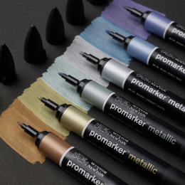 ProMarker Metallic stykkevis i gruppen Penne / Kunstnerpenne / Illustrationmarkers hos Pen Store (128615_r)