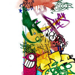 Goldfaber Aqua Dual Marker 6-sæt Graffiti i gruppen Penne / Kunstnerpenne / Illustrationmarkers hos Pen Store (128732)