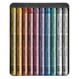 Neocolor I Pastelkridt Metal 10 sæt i gruppen Kunstnerartikler / Kridt og blyanter / Pastelkridt hos Pen Store (128892)