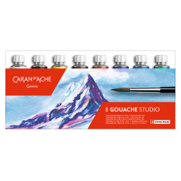 Gouache Studio 8x10 ml tuber i gruppen Kunstnerartikler / Kunstnerfarver / Gouache hos Pen Store (128908)