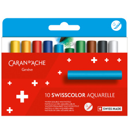 Swisscolor Aquarelle Pastelkridt i 10 sæt i gruppen Kunstnerartikler / Kridt og blyanter / Pastelkridt hos Pen Store (128916)