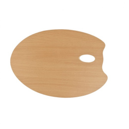 Træpalette Oval 30 x 40 cm i gruppen Kunstnerartikler / Studie / Paletter hos Pen Store (129181)