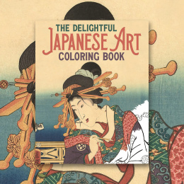 The Delightful Japanese Art Colouring Book i gruppen Hobby & Kreativitet / Bøger / Malebøger til voksne hos Pen Store (129242)