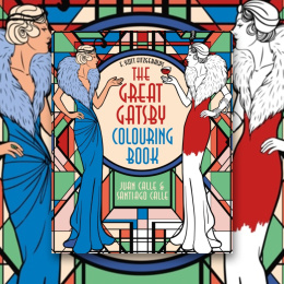 Great Gatsby Colouring Book i gruppen Hobby & Kreativitet / Bøger / Malebøger til voksne hos Pen Store (129245)