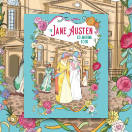 The Jane Austen Colouring Book i gruppen Hobby & Kreativitet / Bøger / Malebøger til voksne hos Pen Store (129246)