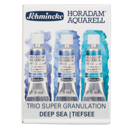 Horadam Super Granulation Set Deep Sea i gruppen Kunstnerartikler / Kunstnerfarver / Akvarelmaling hos Pen Store (129297)