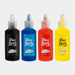 Glasfarve 4-sæt i gruppen Hobby & Kreativitet / Farver / Glas- og porcelænsmaling hos Pen Store (129347)