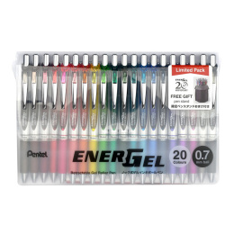 Energel Deluxe RTX Rollerball 07 20-pak i gruppen Penne / Skrive / Gelpenne hos Pen Store (129493)