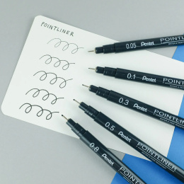 Pointliner sæt 5 stk i gruppen Penne / Skrive / Fineliners hos Pen Store (129511)