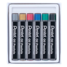 Oliepastel Metallic sæt 6 stk i gruppen Kunstnerartikler / Kridt og blyanter / Pastelkridt hos Pen Store (129514)