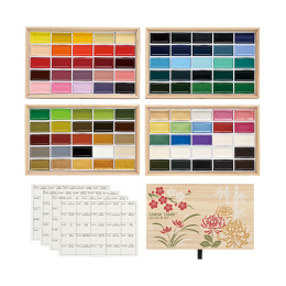 Gansai Tambi Akvarel sæt 100 stk  i gruppen Kunstnerartikler / Kunstnerfarver / Akvarelmaling / Akvarelfarve i kop hos Pen Store (129541)