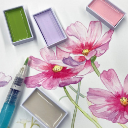 Gansai Tambi Akvarel sæt 100 stk  i gruppen Kunstnerartikler / Kunstnerfarver / Akvarelmaling / Akvarelfarve i kop hos Pen Store (129541)