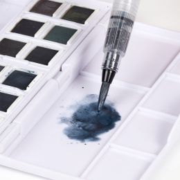 Tinted Charcoal Paint Pan Set 12 halvkopper i gruppen Kunstnerartikler / Kunstnerfarver / Akvarelmaling / Akvarelfarve i kop hos Pen Store (129568)