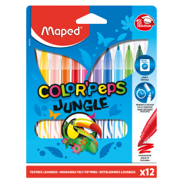 Colorpeps Tusser Jungle 12-pak i gruppen Kids / Sjovt og lærerigt / Gaver til børn hos Pen Store (129631)