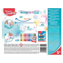 Blow Pen Art Kit i gruppen Kids / Børnepenne / Tusser til børn hos Pen Store (129634)