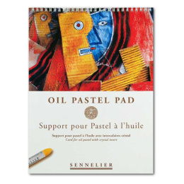 Oil Pastel Pad 340g 24x32cm 12 sheets i gruppen Papir & Blok / Kunstnerblok / Pastelblokke hos Pen Store (129826)