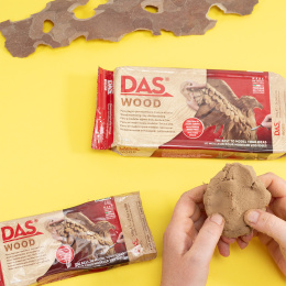 Modelleringsler 700 g Wood i gruppen Hobby & Kreativitet / Skabe / Modellervoks / Lufttørrende leirer hos Pen Store (129927)
