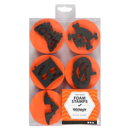 Skumstempler Halloween 12 motiv i gruppen Hobby & Kreativitet / Højtider og sæsoner / Halloween hos Pen Store (130000)