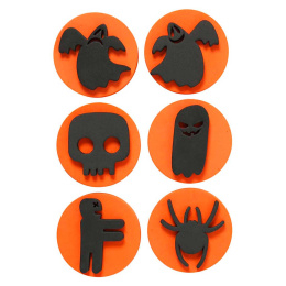 Skumstempler Halloween 12 motiv i gruppen Hobby & Kreativitet / Højtider og sæsoner / Halloween hos Pen Store (130000)
