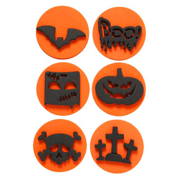 Skumstempler Halloween 12 motiv i gruppen Hobby & Kreativitet / Højtider og sæsoner / Halloween hos Pen Store (130000)