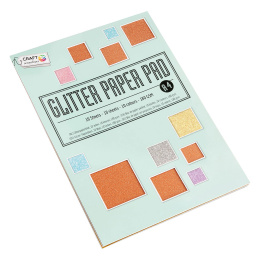 Farvet glitterpapir A4 180g 10-pak i gruppen Kids / Sjovt og lærerigt / Papir og Tegneblokke hos Pen Store (130039)