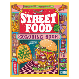 Street Food Coloring Book i gruppen Hobby & Kreativitet / Bøger / Malebøger til voksne hos Pen Store (130062)