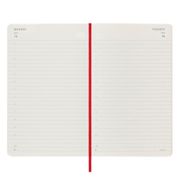 12M Daily Kalender Softcover Large Red i gruppen Papir & Blok / Kalendere / 12 mdr kalendere hos Pen Store (130188)