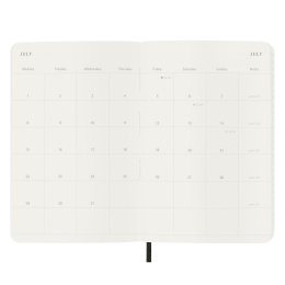 12M Monthly Kalender Softcover Pocket Black i gruppen Papir & Blok / Kalendere / 12 mdr kalendere hos Pen Store (130190)