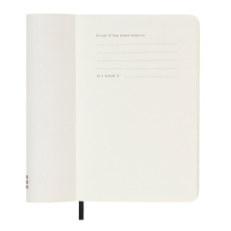 12M Weekly Notebook Softcover Pocket Black i gruppen Papir & Blok / Kalendere / 12 mdr kalendere hos Pen Store (130196)