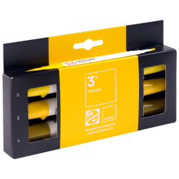 Marker 3-sæt Yellow i gruppen Penne / Kunstnerpenne / Illustrationmarkers hos Pen Store (130478)