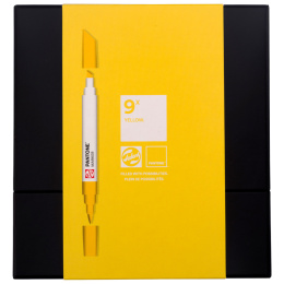 Marker 9-sæt Yellow i gruppen Penne / Kunstnerpenne / Illustrationmarkers hos Pen Store (130483)