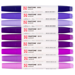 Marker 9-sæt Purple i gruppen Penne / Kunstnerpenne / Illustrationmarkers hos Pen Store (130484)