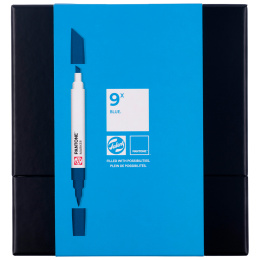 Marker 9-sæt Blue i gruppen Penne / Kunstnerpenne / Illustrationmarkers hos Pen Store (130485)