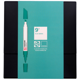 Marker 9-sæt Blue Green i gruppen Penne / Kunstnerpenne / Illustrationmarkers hos Pen Store (130486)