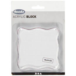 Akrylblok 10 x 10 cm i gruppen Hobby & Kreativitet / Hobbytilbehør / Stempler hos Pen Store (130564)