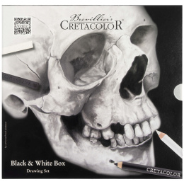 Black & White Box Tegnesæt 25 stk i gruppen Kunstnerartikler / Kridt og blyanter / Grafit og blyant hos Pen Store (130583)