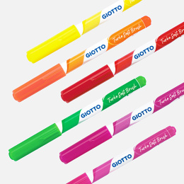 Turbo Soft Penselpenne Fluo 6-sæt i gruppen Kids / Børnepenne / Tusser til børn hos Pen Store (130608)