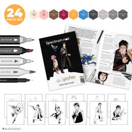 Art Kit 24-set Harry Potter i gruppen Penne / Kunstnerpenne / Illustrationmarkers hos Pen Store (130635)