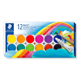 Noris Akvarelfarve 12-sæt i gruppen Kids / Farve og maling til børn / Akvarel til børn hos Pen Store (130640)