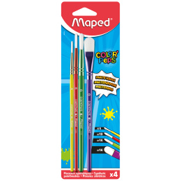 Color'Peps Børnepensler 4-stk i gruppen Kids / Farve og maling til børn / Børnepensler hos Pen Store (130672)