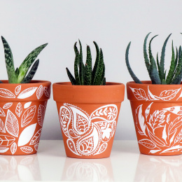 White 8-sæt-1 i gruppen Penne / Kunstnerpenne / Akrylmarkers hos Pen Store (130694)