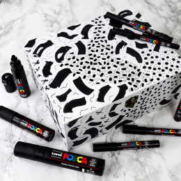 Black 8-sæt i gruppen Penne / Kunstnerpenne / Akrylmarkers hos Pen Store (130695)