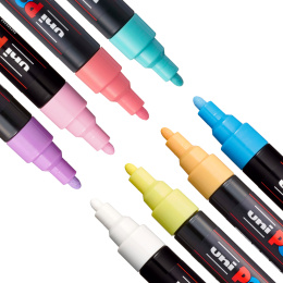 PC-5M Soft Colours 8-sæt i gruppen Penne / Kunstnerpenne / Akrylmarkers hos Pen Store (130699)
