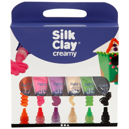 Silk Clay Creamy 6x35ml Set 2 i gruppen Hobby & Kreativitet / Skabe / Modellervoks hos Pen Store (130761)