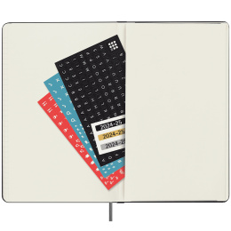 Kalender 18M WeekNote Soft Cover Pocket Black  i gruppen Papir & Blok / Kalendere / 18 mdr kalendere hos Pen Store (130879)