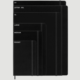 Kalender 18M WeekNote Soft Cover Pocket Black  i gruppen Papir & Blok / Kalendere / 18 mdr kalendere hos Pen Store (130879)