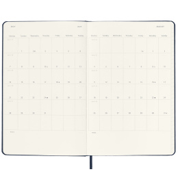 Kalender 18M Weekly Hard Cover Horisontell Pocket Black i gruppen Papir & Blok / Kalendere / 18 mdr kalendere hos Pen Store (130885)