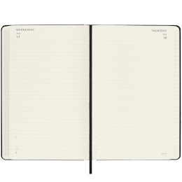 Kalender 18M Daily Soft Cover Large Black i gruppen Papir & Blok / Kalendere / 18 mdr kalendere hos Pen Store (130887)