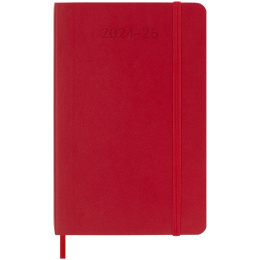 Kalender 18M WeekNote Soft Cover Pocket Red i gruppen Papir & Blok / Kalendere / 18 mdr kalendere hos Pen Store (130893)